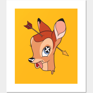 Bambi Head Posters and Art